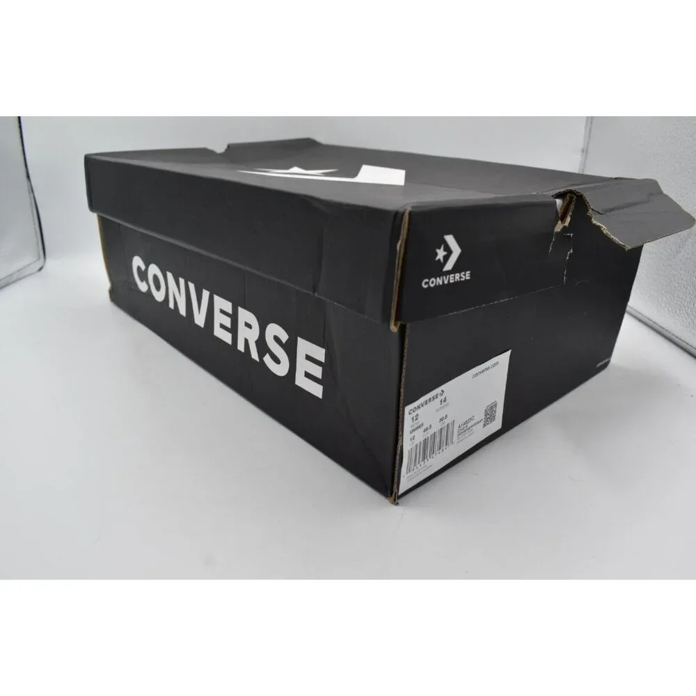 Converse Mens 12 Chuck‎ Taylor All Star Black Grey Patchwork High Top Sneakers